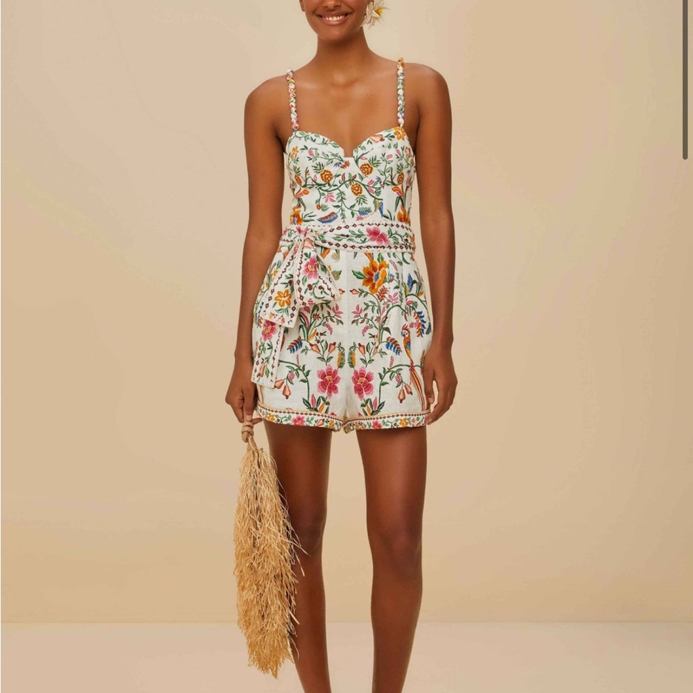 FARM Rio Colorful Floral romper